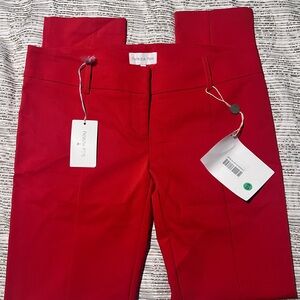 Patrizia Pepe Vibrant Red Skinny Pants